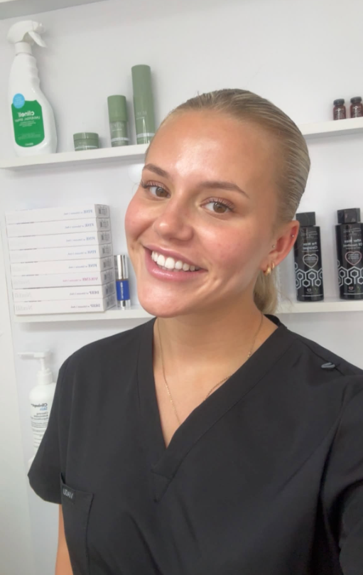 Brodie, Registered Nurse, in her treatment room